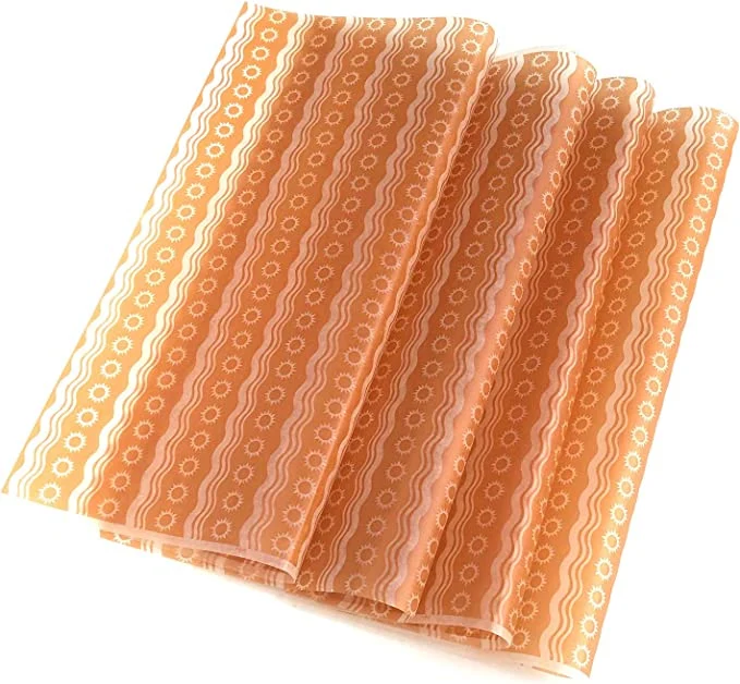 Papel de cera papel de envoltura de sandwich papel de charcutería papel de tejidos Papel de pergamino de colores Alimentos Cucheros de cesta Deli papeles graseproof Jabón hecho a mano, galletas y ca