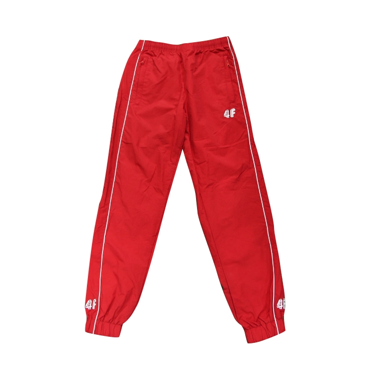 Red Color Cut and Sew Sportswear Custom Made Cheap Training Tracksuit for Men