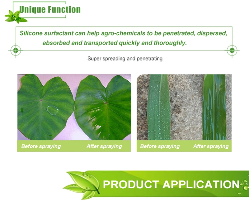 Silicone Adjuvants for Agricultural Use Liquid Trisiloxane Surfactant Stable Alkali Resistance CAS No. 67674-67-3