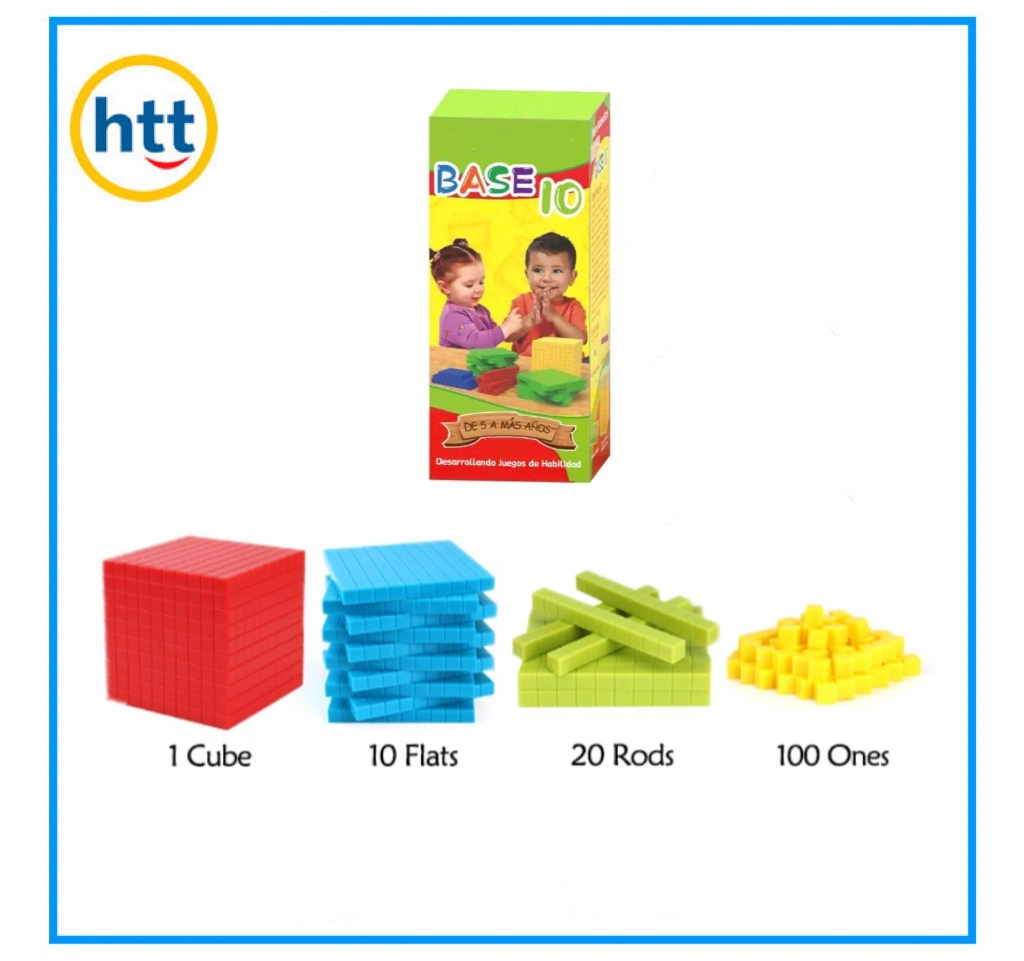 Htttoys Base Ten Blocks Math Block Toys Factory