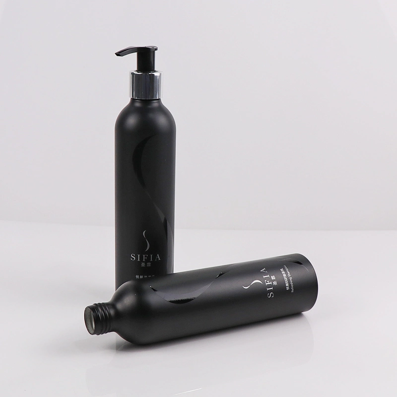 Black Customized Aluminum Lotion Bottle for Skincare/ Cosmetic / Medical Packaging