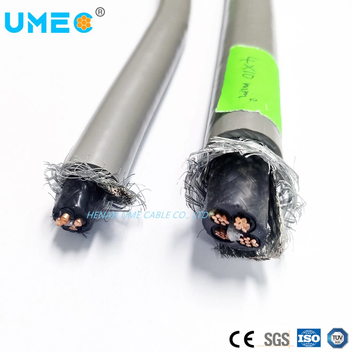 Armoured Cable Galvanized Steel Wire Shielding Tinned Copper Drain Wire 0.6/1kv Cable Power Cable