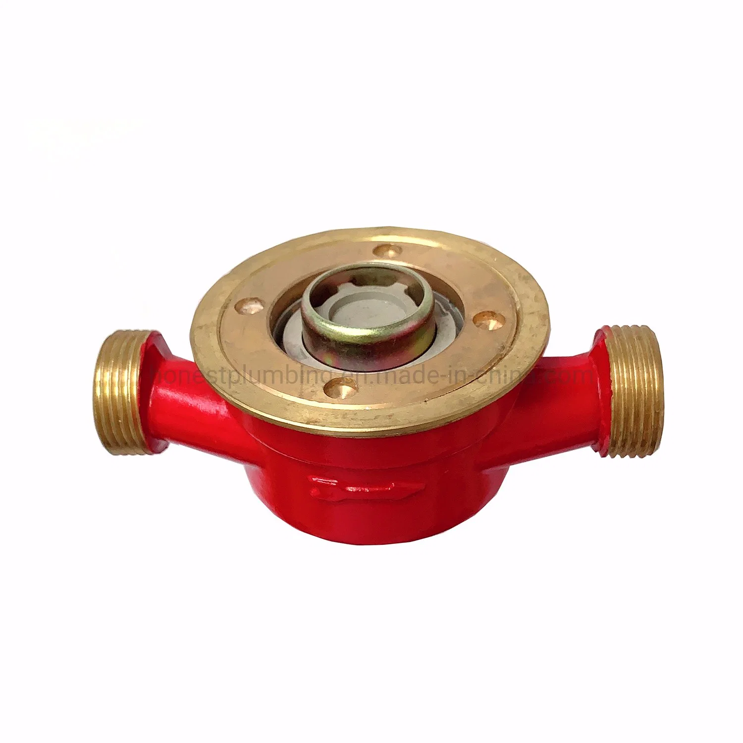 Forge Brass Single Jet Water Meter Body of Hot Water