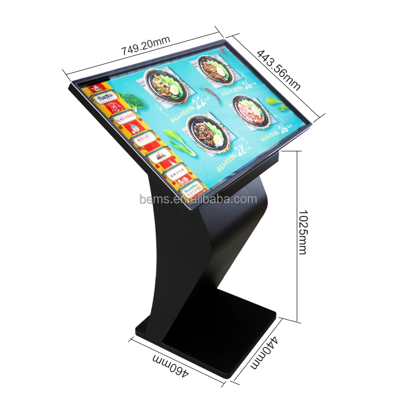 55'' 65''75 "Android/ Windows Floor Stand Display Interactive Kiosk Advertising Information Indoor Touch Screen Multimedia Information