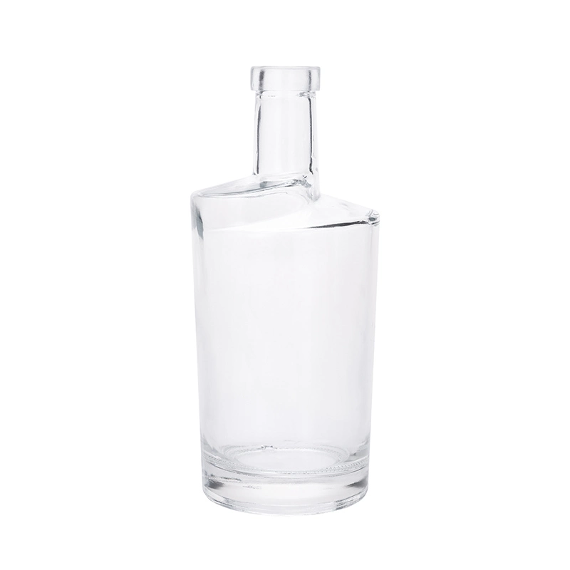 Hochwertige Gin Glasflasche Glasflasche 750ml Ford Liquor Flasche Feuerstein Glas Flasche Glas Whiskey Flasche