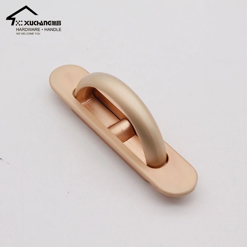 Best Selling Zinc Alloy Concealed Door Handle for Bedroom Hidden Kitchen Cabinet Handle