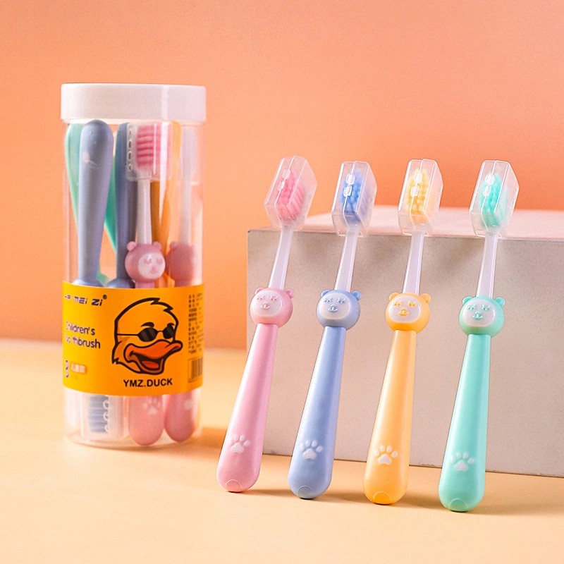 Best Selling Colorful Clean Teeth Kid Toothbrush with Cute Animal Pattern