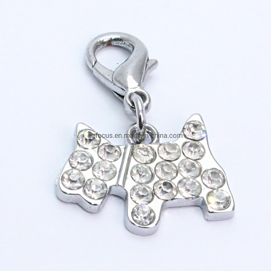 Dog Jewelry Rhinestone Pet Bling Tag Cute Shape Charm Pendant Accessories Wbb16530