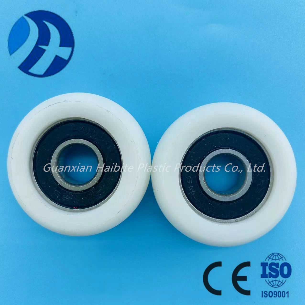 Deep Groove Ball Bearing Size 6*21.8*7.2*20.6mm Plastic Roller Wheel