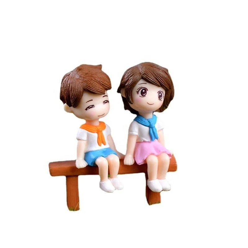 1: 12 Dollhouse Miniature Couples for Dollhouse Decor Accessories