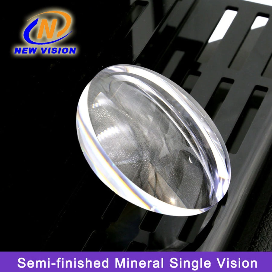 China Manufacturing Sf Optical Glass Lens, Semi-Finished Mineral White Lens