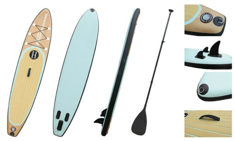 Wood Grain Inflatable Sup Standup Paddle Board