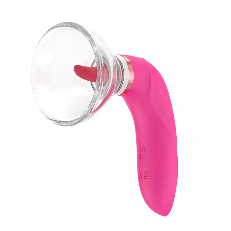 Amazon Hot Sale Silicone Clitoris Nipple Licking Sucking Stimulator Clitoral Tongue Vibrator