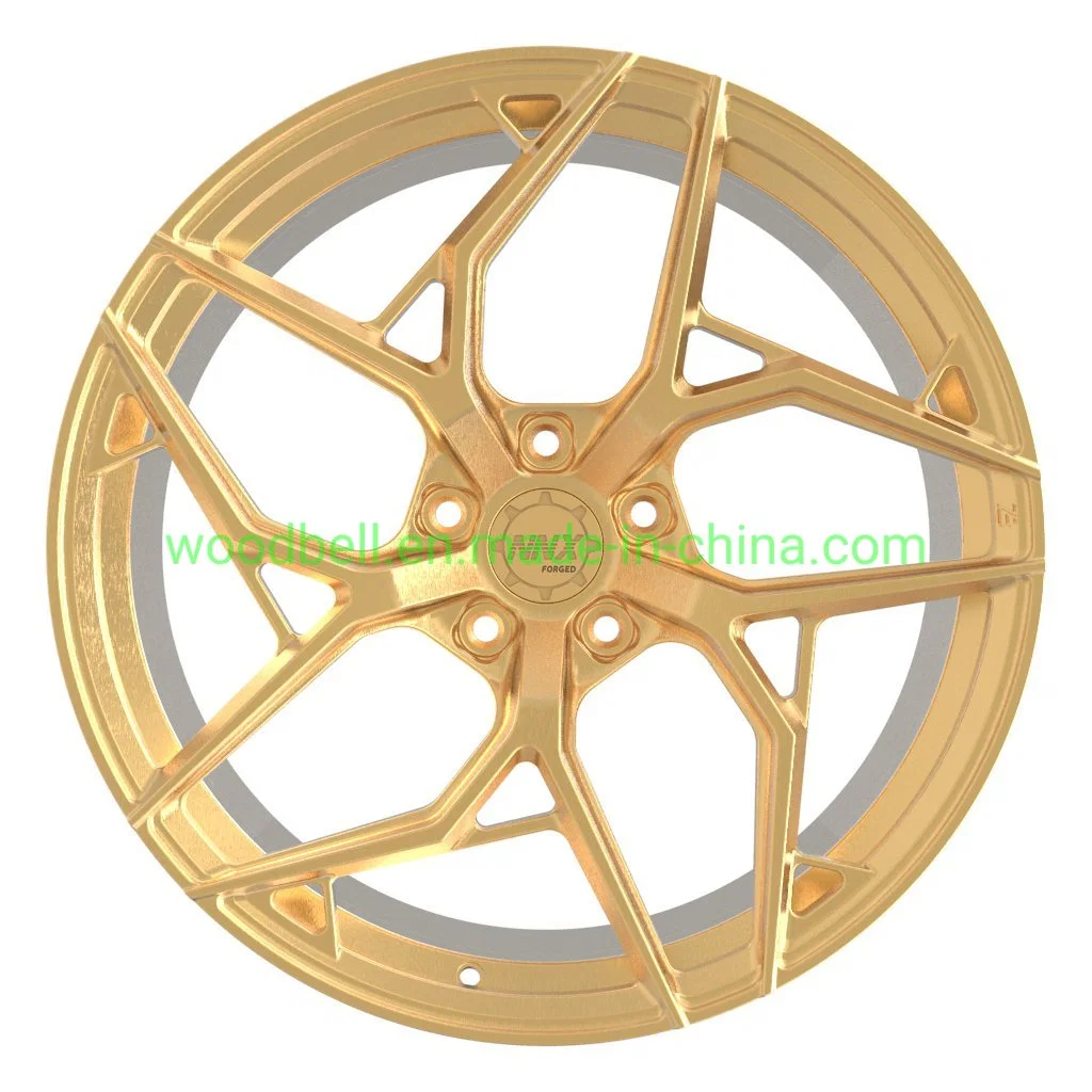 Deep Concave 18 20 21 22 24 26inch Chrome/Gold Wire Wheels White Brushed Special Powder Coat Alloy Wheels Car 112X5 Forged Alloy Car Wheel Auto Rim