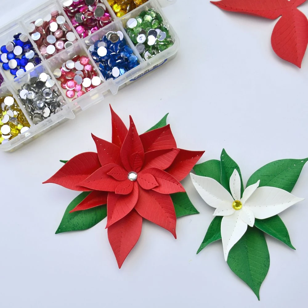 Scrapbooking 3D Christmas Paper Flower Metal Cutting Die