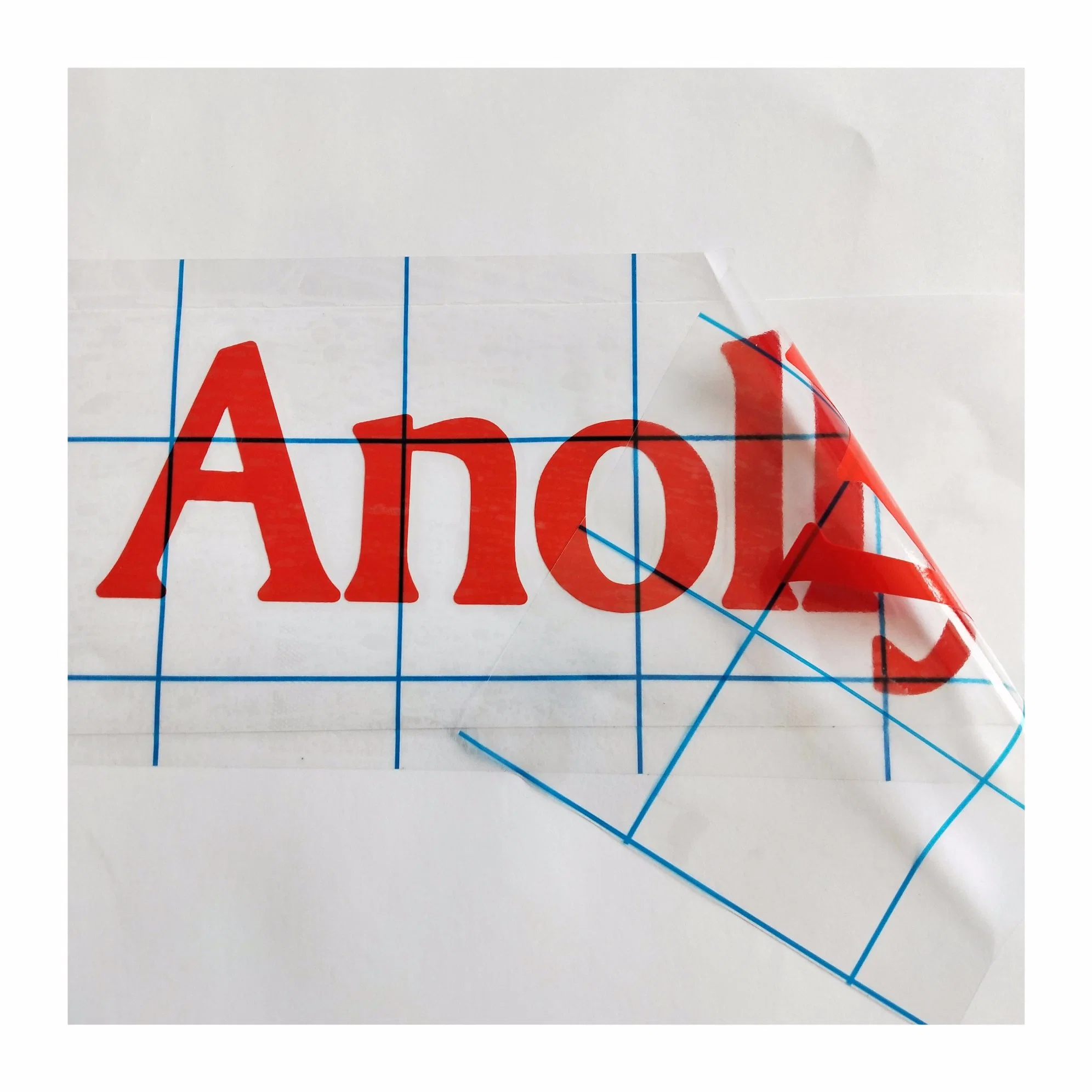 ورق فيلم نقل لفائف فينيل لاصق الشبكة شفاف Anolly Clear Grid Self Adhesive Vinyl الشريط