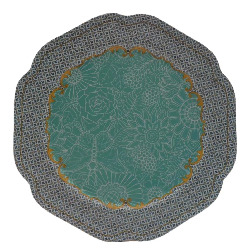 LFGB Standard Customized Shape Melamine Dinner Plate