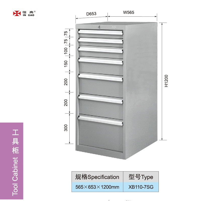 China Fábrica/fabricante 2021 Newworkshop Garagem Trolley armário metálico para armazenamento/Ferramentas