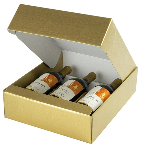 Wholesale/Supplier Paper Wine Gift Box Cardboard 2 and 5 Pack Bottle Carrier Beer Box