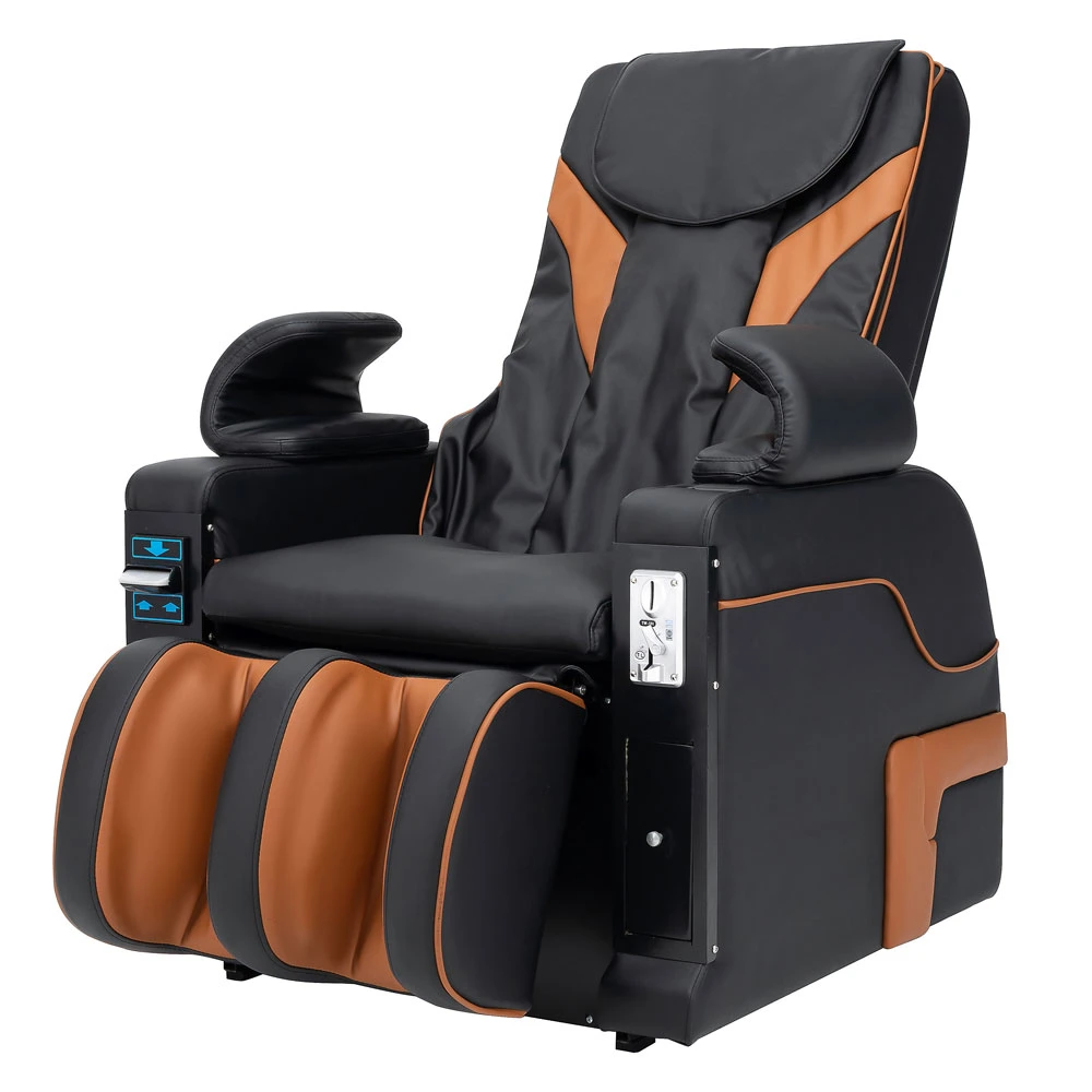 Innovative Credit Card Reclining Airbags Massage Chair with Coin Machine