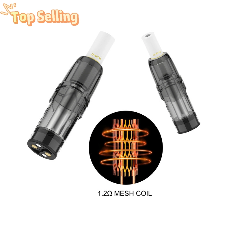 2023 Popular Empty Imini 2ml Tank Refillable Disposable/Chargeable E Cig Relx Vape Vaporizer E Vape Electronic Cigarette Pod