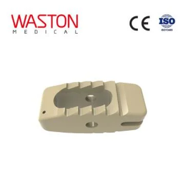 Intervertebral Fusion Cage (Lumbar), Titanium Alloy, Orthopedic Implant, Spine, Surgical, Medical Instrument Set, with CE/ISO/FDA, Dislocation, Fracture, Lumber