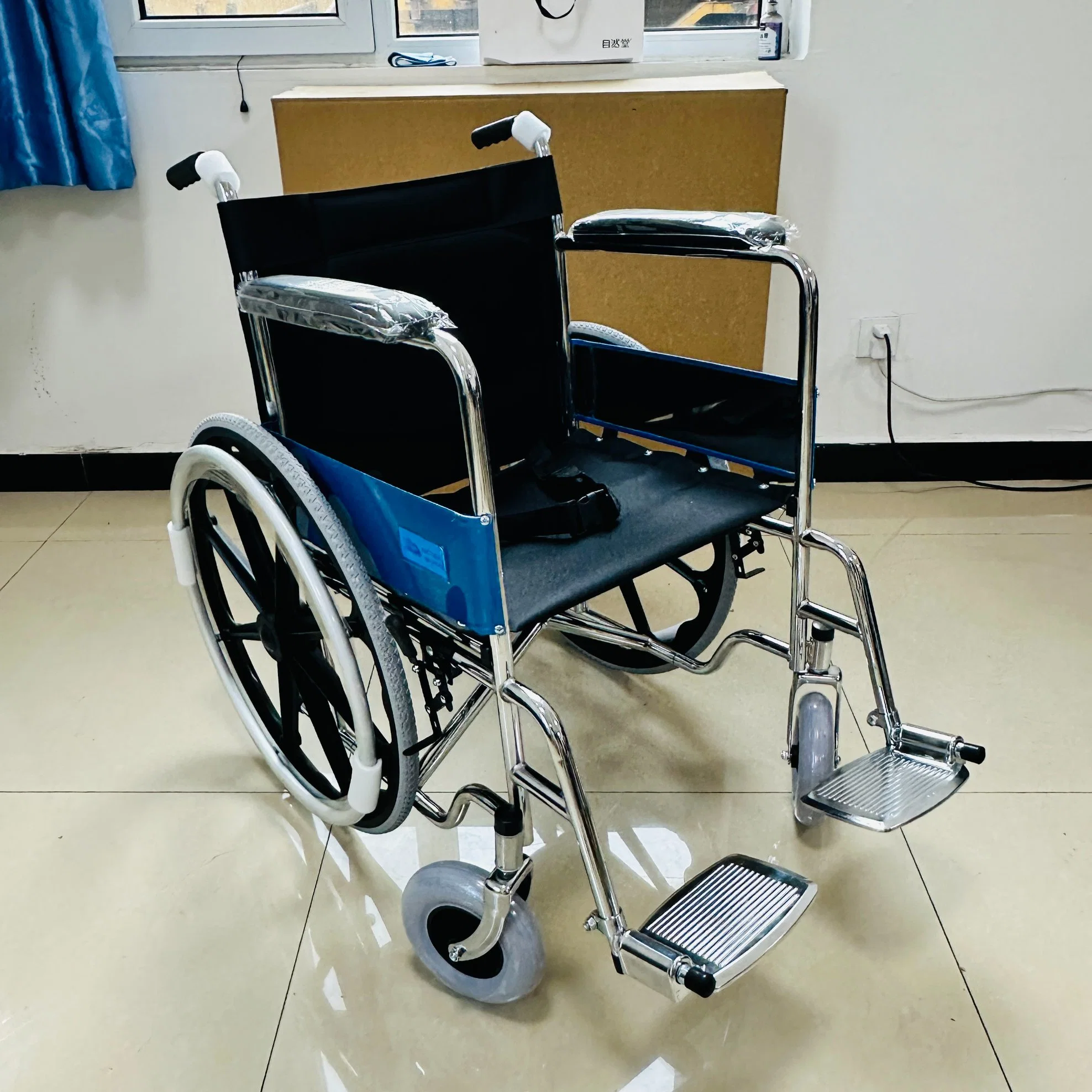 Both Sides Separate Customized Brother Medical Carton Electric Cheap Wheelchair