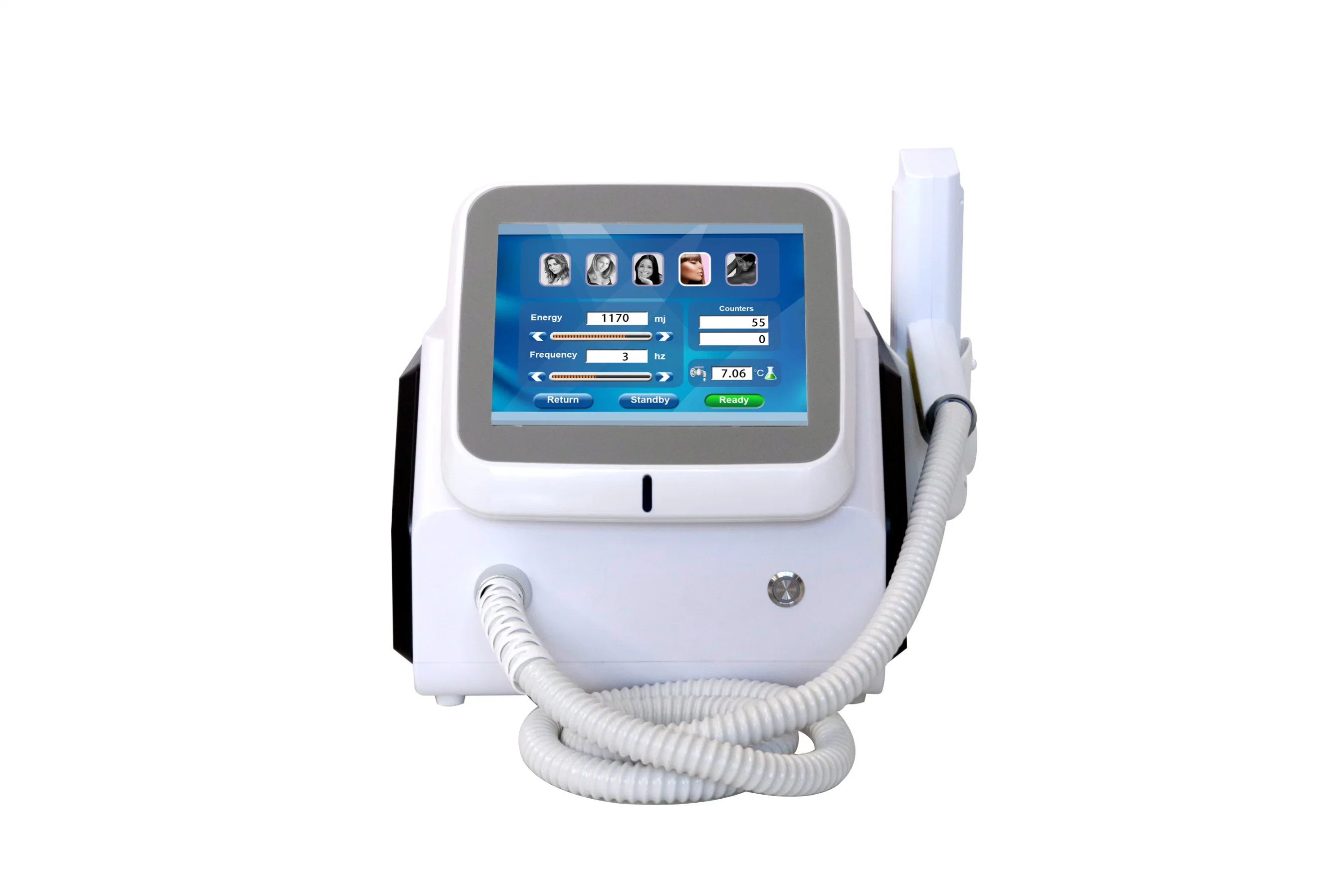 532nm, 1064nm, 1320nm potente Q conmutado ND YAG Laser Tattoo Removal Machine, ND YAG Laser Skin Whitenning Treatment