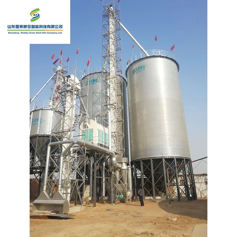 100t Poultry Feed Silo Farm Grain Corn Wheat Storage Steel Silos for Sale