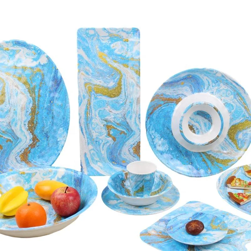 Newest Hot Sell Decal Melamine Tray