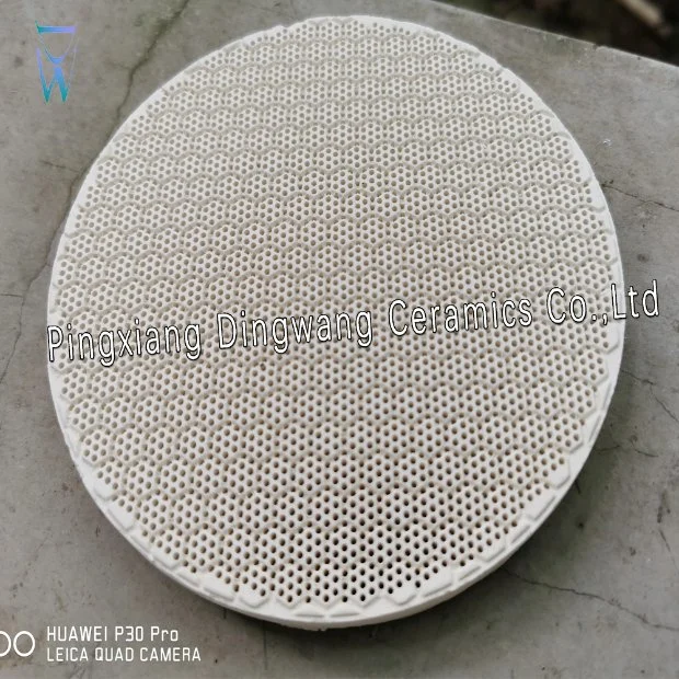 High Burning Cordierite Infrared Ceramic Honeycomb Burner Plate