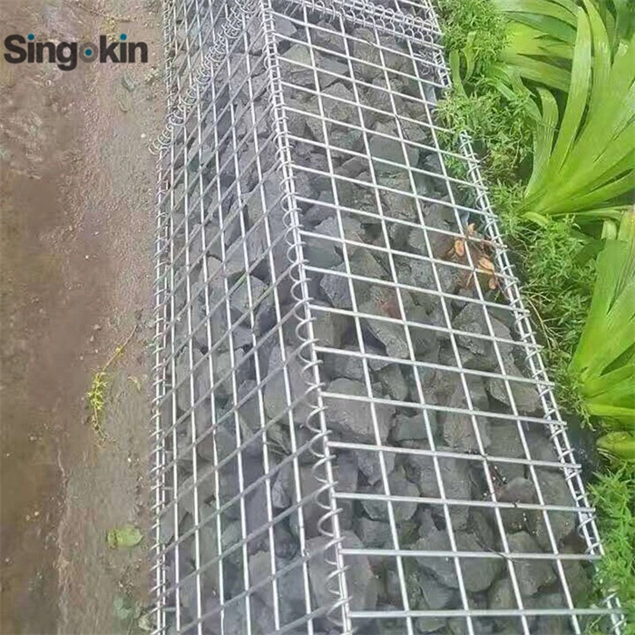 Gabion Wire Mesh Basket Box Stone Cage Retaining Wall