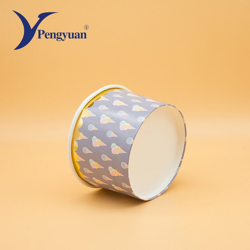 Frozen Dessert Ice Cream Paper Cup Disposable Paper Cup