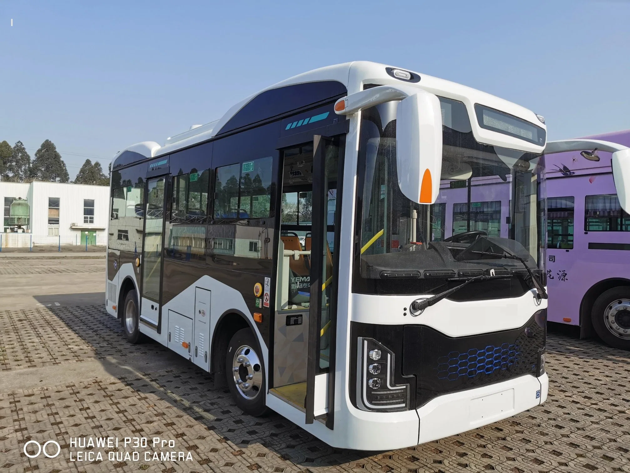 Syp SH6610pev 6.6 Metro Bus de la Ciudad Electrónica de la batería de 120 Kw kilometraje de resistencia de 250 Km.