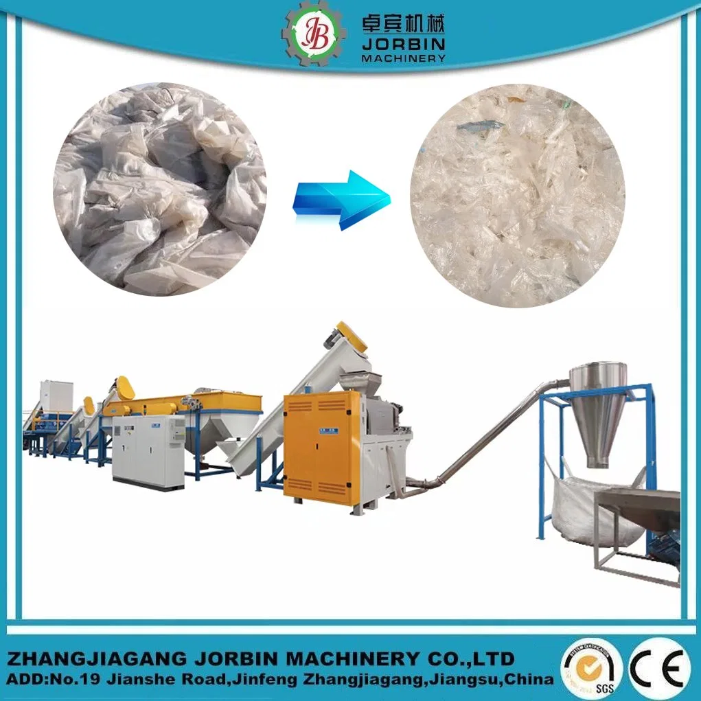 Consume Waste Pet Bottles Flakes Plastic Recycling Washing Machine Plant