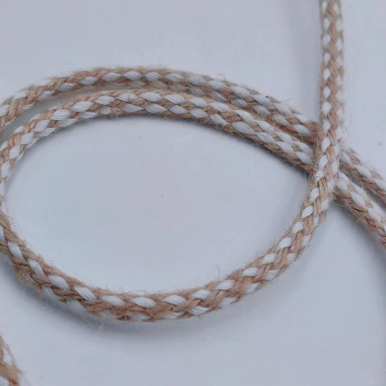 0.5mm Cotton and Jute 8-Strand Rope Small Hanging Rope