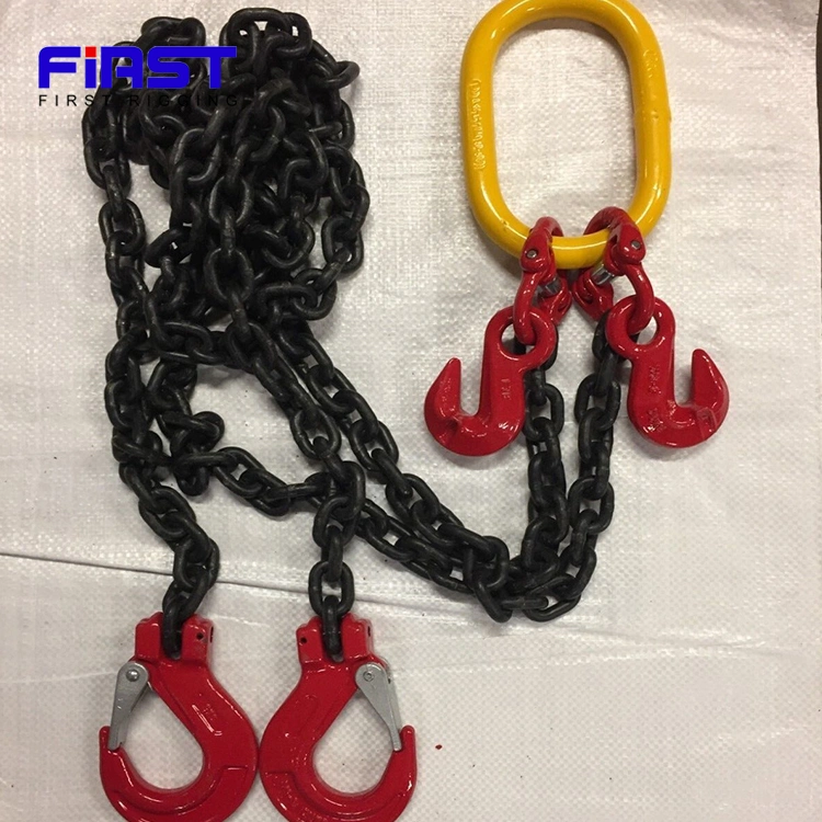 G80 Forged Industrial Powder Coated Alloy Steel Two Legs Chain Sling