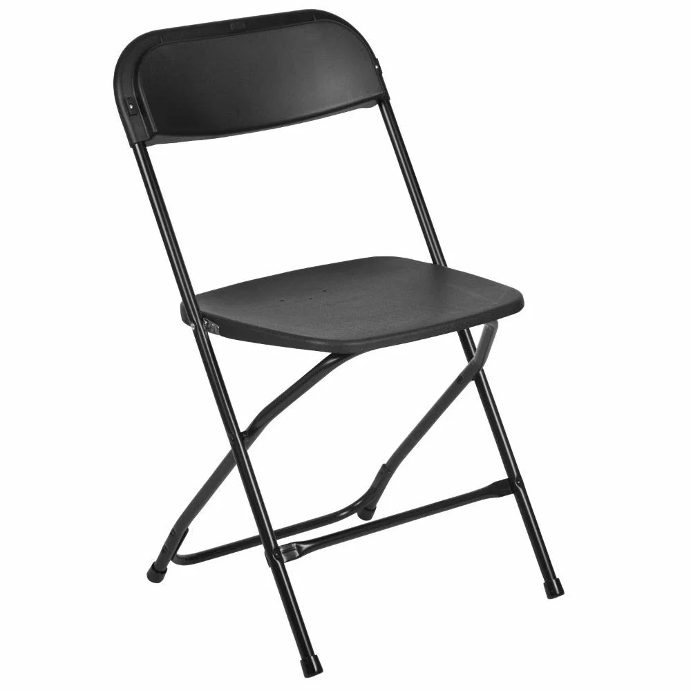 Plastic Folding Chair - White - 10 Pack 650lb Weight Capacity Comfortable Event Chair-Lightweight Folding Chair