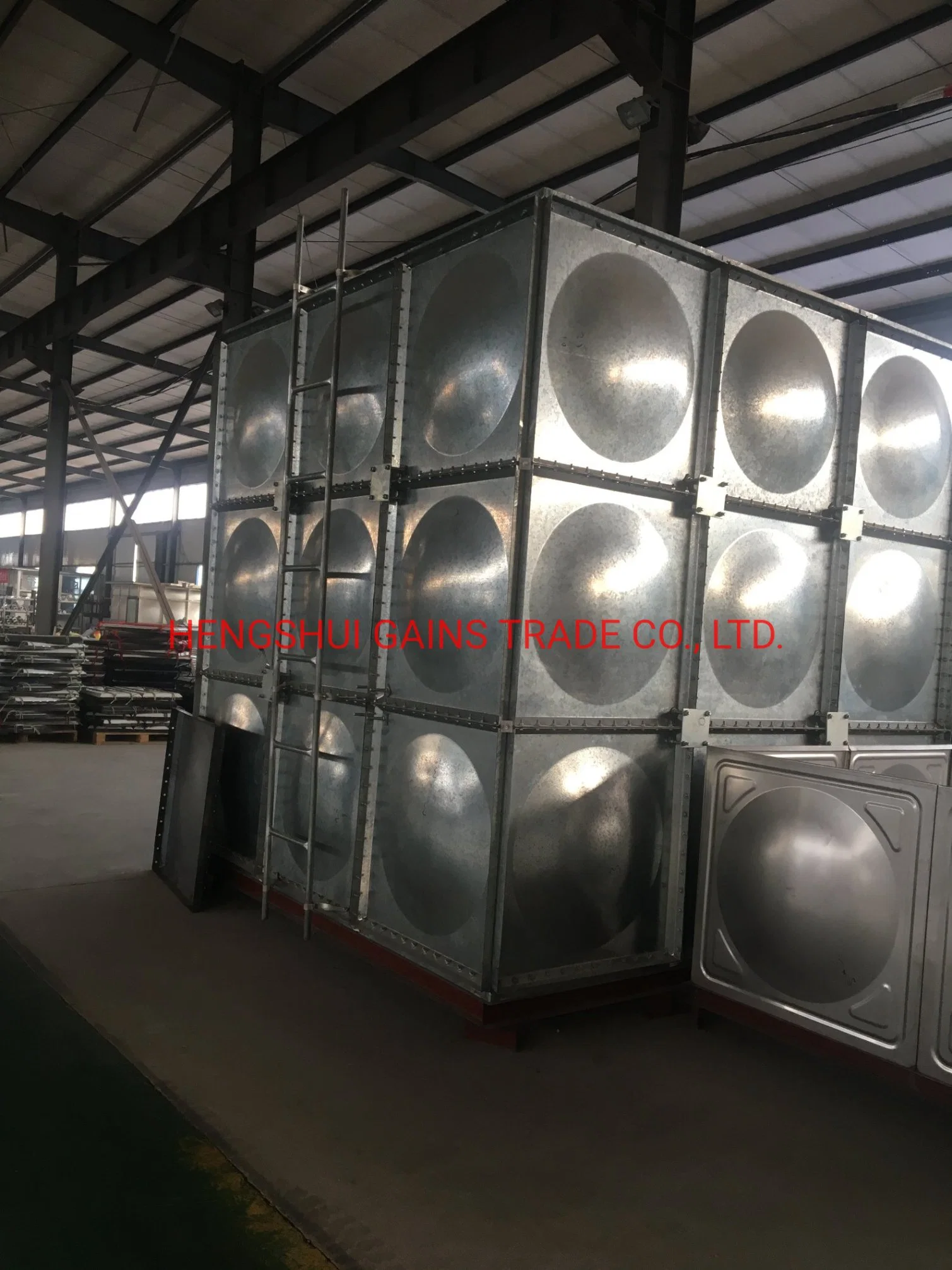 SS304 SS316L Stainless Steel Sectional Panel Water Tank