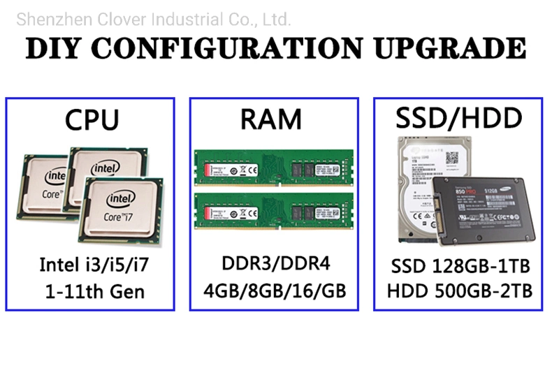 23,8 24inch i7 6700 8GB 256GB SSD pantalla curva todos En un PC I3 i5 i7 equipo todo-en-uno PC