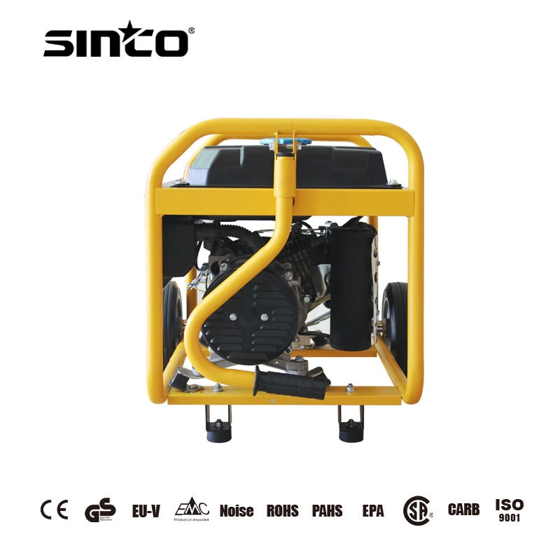 Generador de gas de fase única, arranque manual del generador de gasolina de potencia de arranque eléctrico