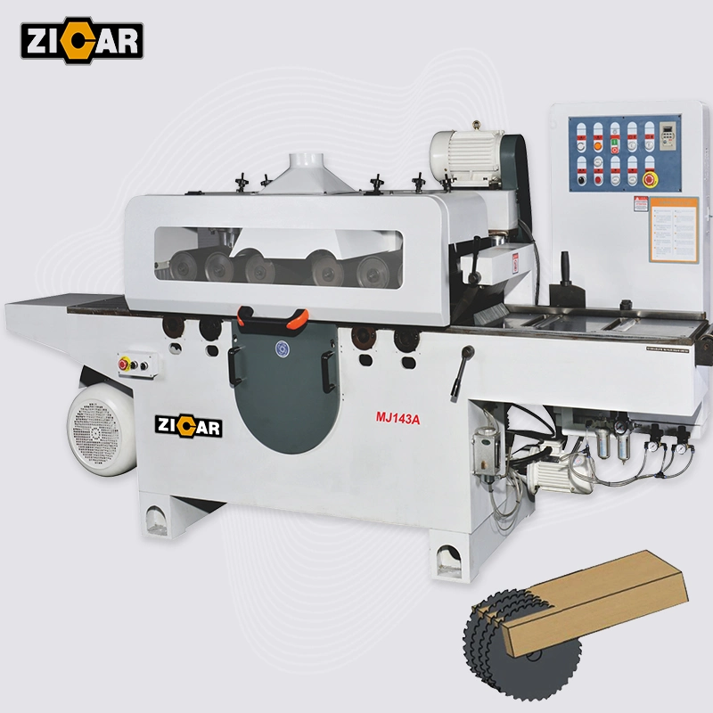 MJ143A woodworking machinery cross cut straight line multi blade rip saw machine