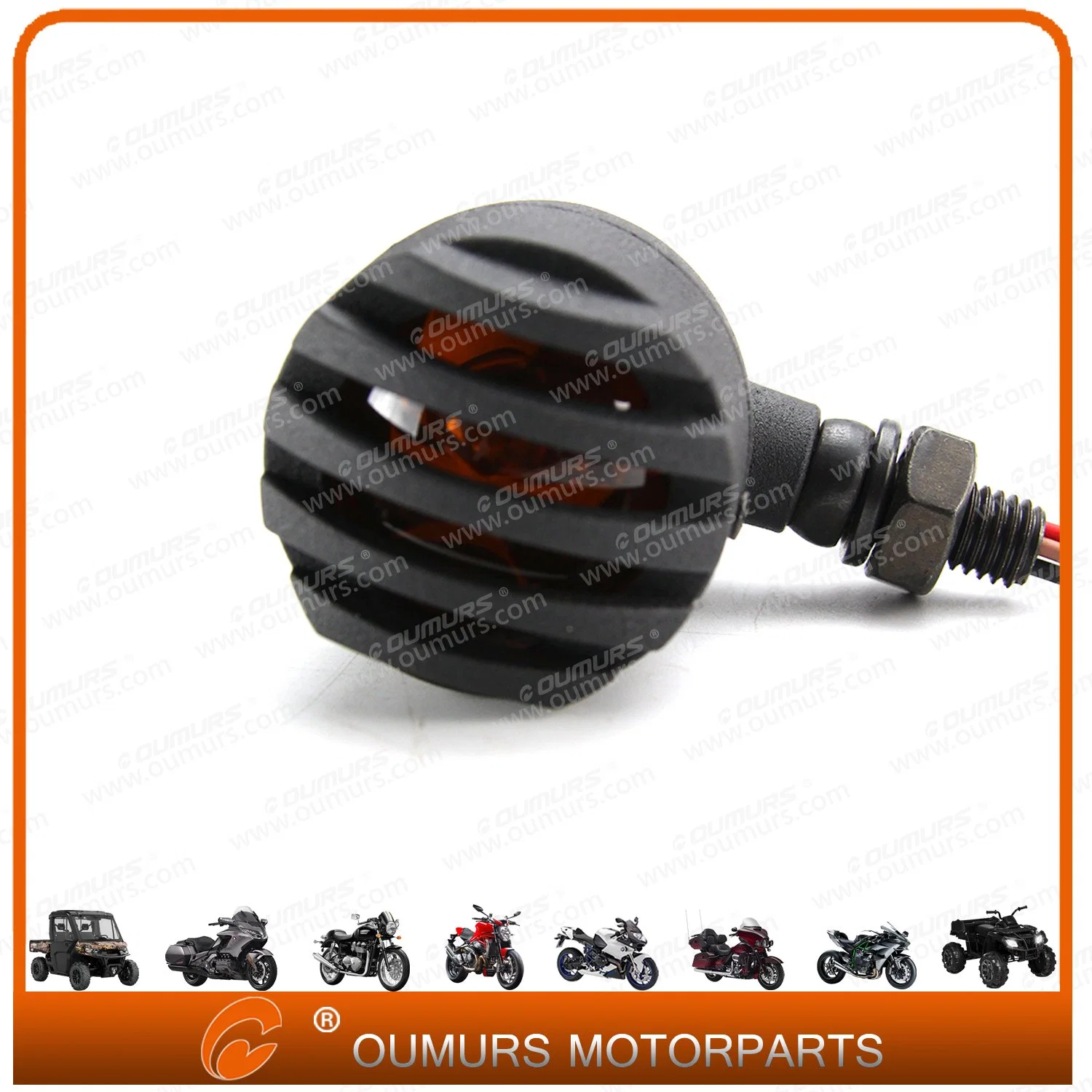 Motorcycle Spare Parts Black Turn Signals