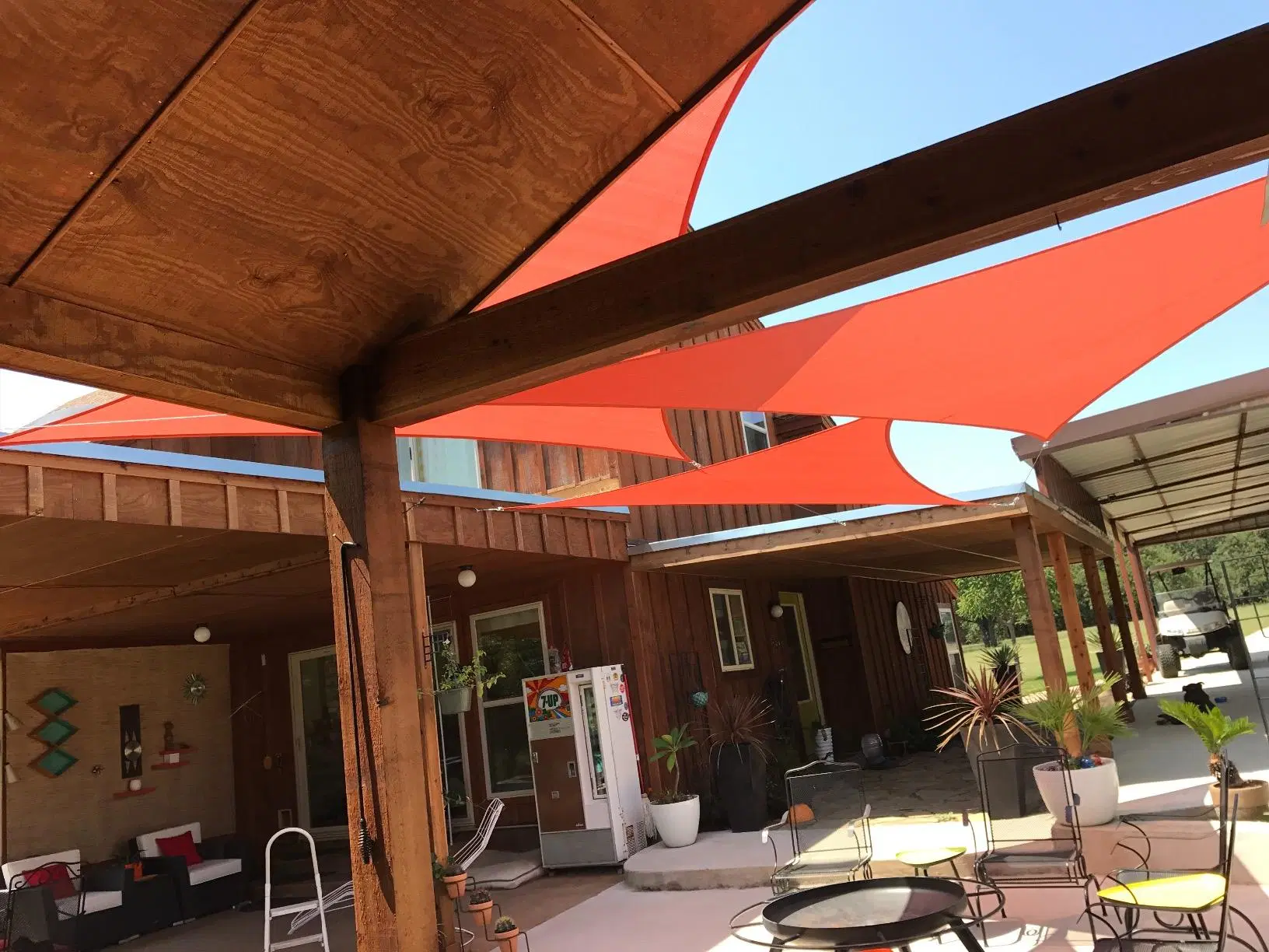 Sol sombra vela UV bloque Canopy para patio/jardín/patio trasero 23
