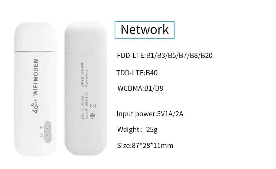 محول مودم USB LTE من الجيل الرابع مع بطاقة SIM لنقطة WiFi الفعالة Mf783 لسوق أوروبا وآسيا وأفريقيا للكمبيوتر المحمول PK Hua-Wei E8372