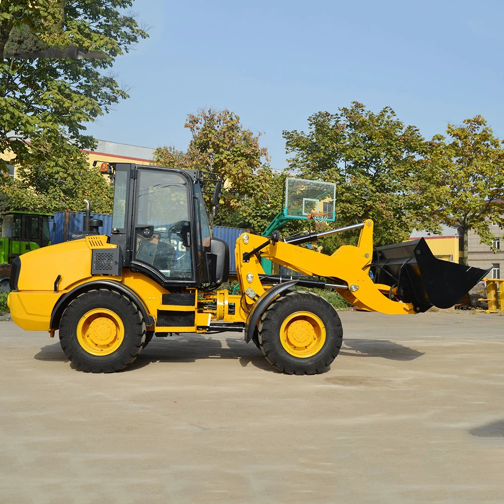 Engineering Construction Machinery Front End Wheel Mini Loader in Germany