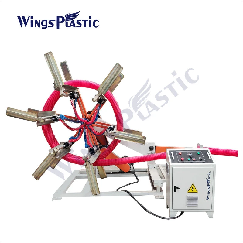 Wings New Technology HDPE PP PVC Single Wall Corrugated Pipe Machine Magic/Collapsible Plastic Pipe Extrusion Line