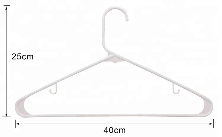 Roupa de roupa colorida em plástico Amazon Non-Slip Travel Plain Rack de cabide para supermercados