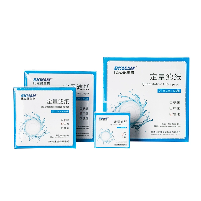 Laboratory Use Ashless Filter Paper Qualitative and Quantitative 7cm 9cm Filter Paper