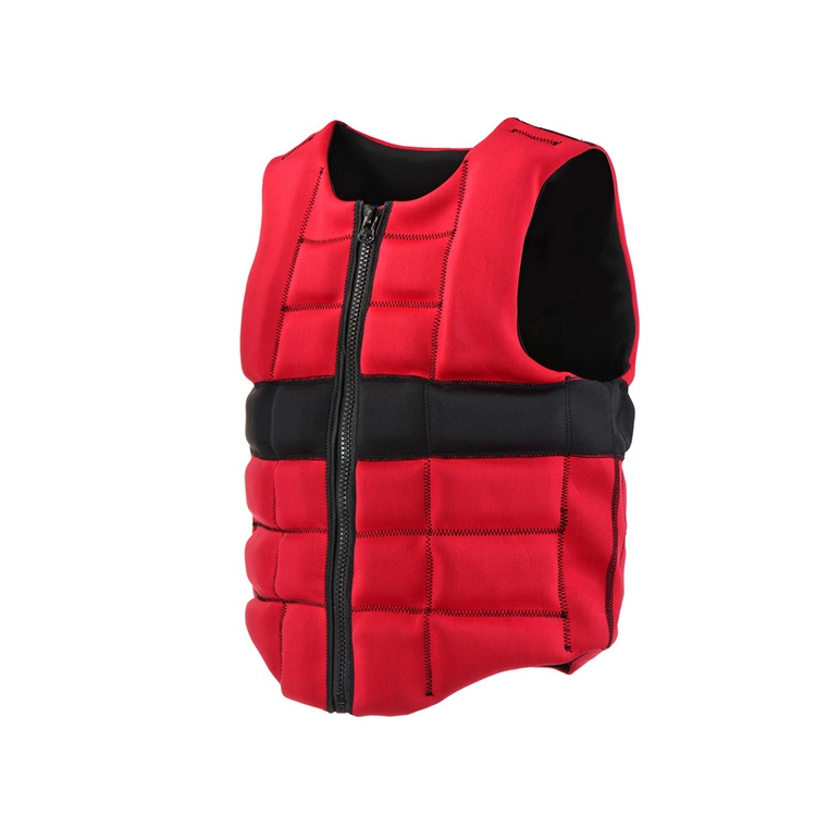 Warm Colorful Adult Unisex Lifesaving Emergency Rescue Neoprene Life Jacket